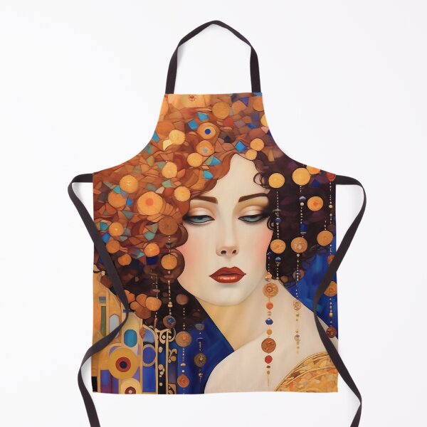 Item preview, A stylish female Portrait inspired by Klimt designed and sold by MissQuiss.