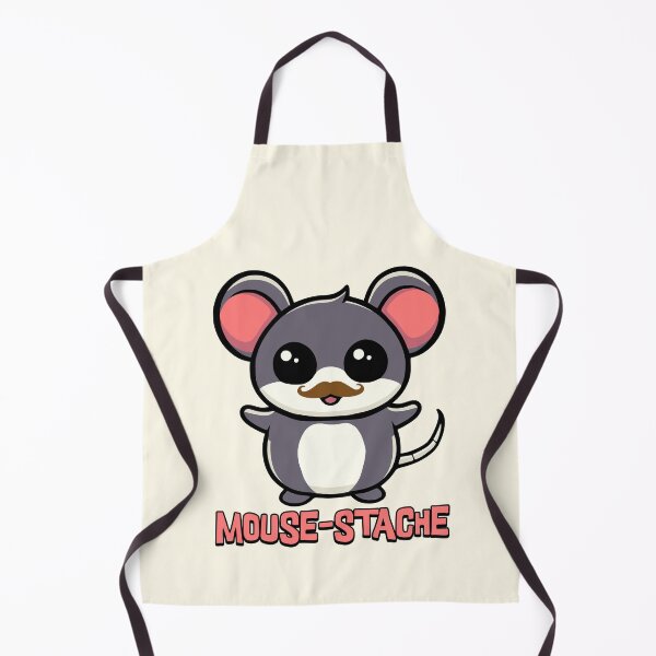 Item preview, Mouse-stache! Cute Mouse Mustache Puns designed and sold by PMCreative.