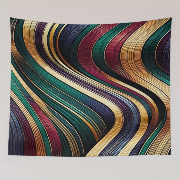 Item preview,  Colorful Abstract Lines Artwork Volume 5 designed and sold by mymagicstoreus.
