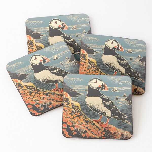 Item preview, Puffin on the Seacliffs designed and sold by Crosan.