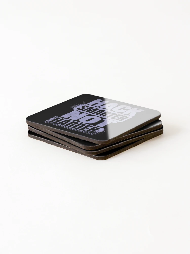 Thumbnail 4 of 5, Coasters (Set of 4), Ethical Hacker Computer Hacking Cybersecurity Coding Hacker Gift designed and sold by HosvPrint .s.