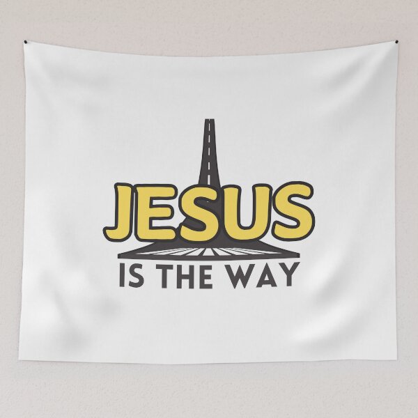 Item preview, Jesus is the way - Bible quote designed and sold by vinxChosen.