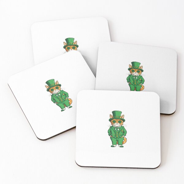 Item preview, St. Patrick's Day Leprechaun Cat Classic designed and sold by Majestic Paws.