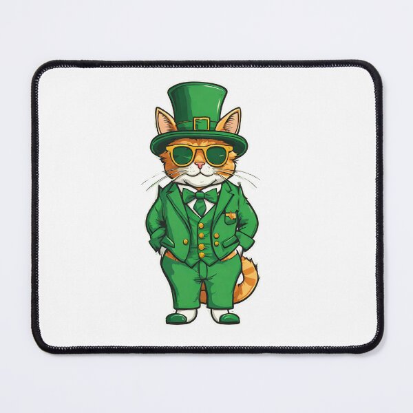 Item preview, St. Patrick's Day Leprechaun Cat Classic designed and sold by Majestic Paws.