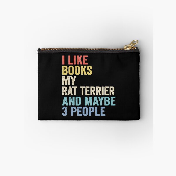 Item preview, Rat Terrier Dog and Books Lover - I Like Books My Rat Terrier And Maybe 3 People designed and sold by vzrnmichsudops.