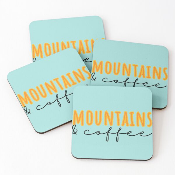 Item preview, Coffee And Mountains - Orange designed and sold by slicksquid.