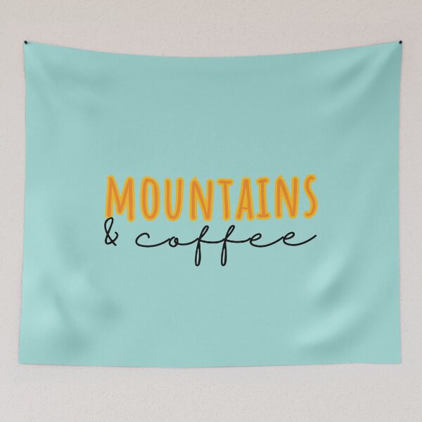 Item preview, Coffee And Mountains - Orange designed and sold by slicksquid.