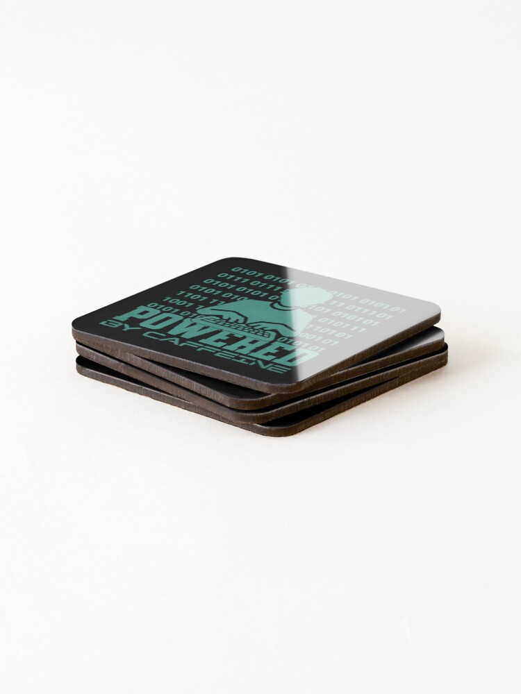 Thumbnail 4 of 5, Coasters (Set of 4), Ethical Hacker Computer Hacking Cybersecurity Coding Hacker Gift designed and sold by Hellsim.