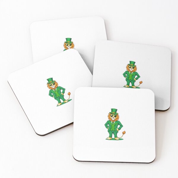 Item preview, St. Patrick's Day Leprechaun Lion Classic designed and sold by Majestic Paws.
