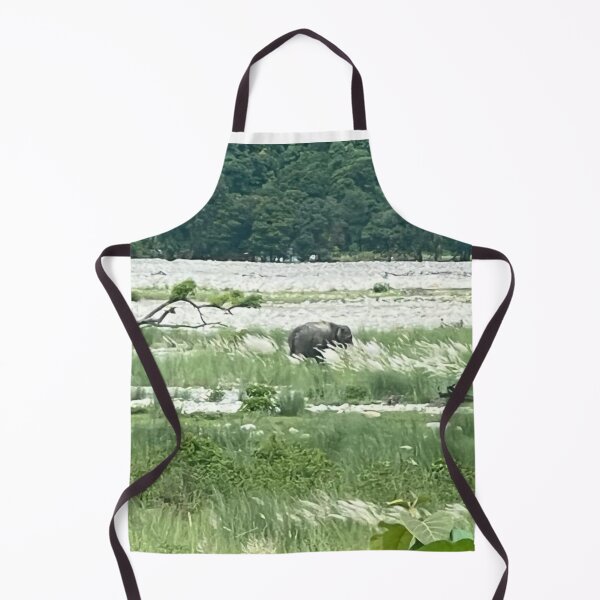 Item preview, Elephants In Beautiful Green Field designed and sold by DiventCreations.