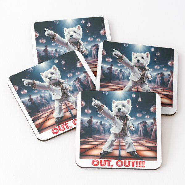 Item preview, The Disco Dancing Diva West Highland Terrier Dog designed and sold by Forsetiservices.