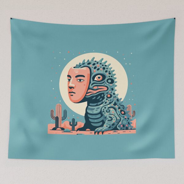 Item preview, Abstract Gila Monster designed and sold by CortexCreations.