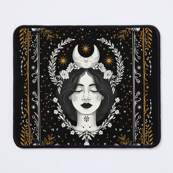 Item preview, Moon Goddess Witchy Tarot Art designed and sold by daianaart.