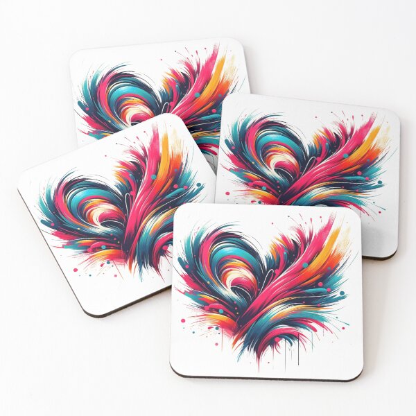 Item preview, Vortex of Passion: Abstract Heart Swirl designed and sold by Fourseason664.