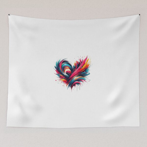 Item preview, Vortex of Passion: Abstract Heart Swirl designed and sold by Fourseason664.