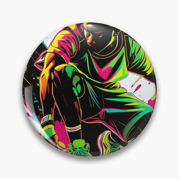 Item preview, Hoop Dreams Poppunk Defense: Basketball Player in Dynamic Position designed and sold by KriticalDesigns.