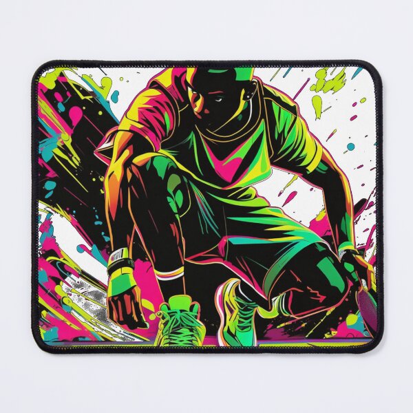 Item preview, Hoop Dreams Poppunk Defense: Basketball Player in Dynamic Position designed and sold by KriticalDesigns.