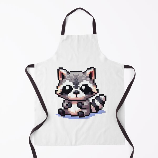 Item preview, Cute racoon with big eyes designed and sold by DakaPixelArt.