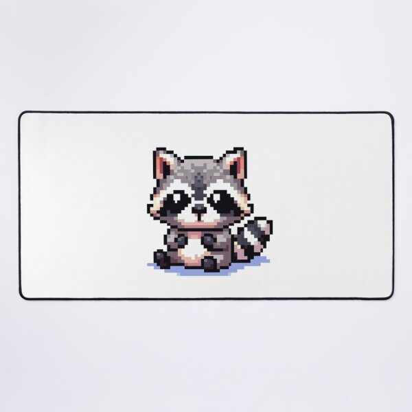 Item preview, Cute racoon with big eyes designed and sold by DakaPixelArt.