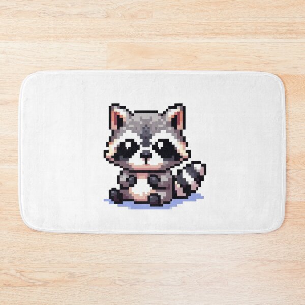 Item preview, Cute racoon with big eyes designed and sold by DakaPixelArt.