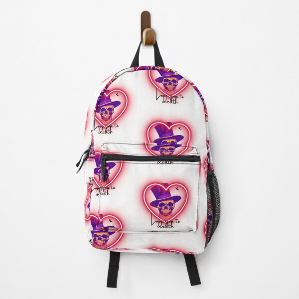 Item preview, Love you to death - romantic valentines day skull in top hat designed and sold by TheRubberOnion.