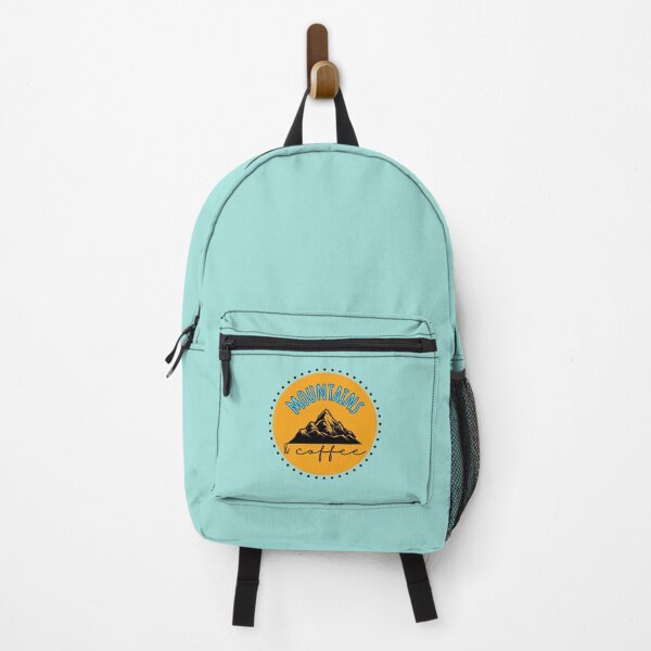 Item preview, Coffee And Mountains Badge designed and sold by slicksquid.
