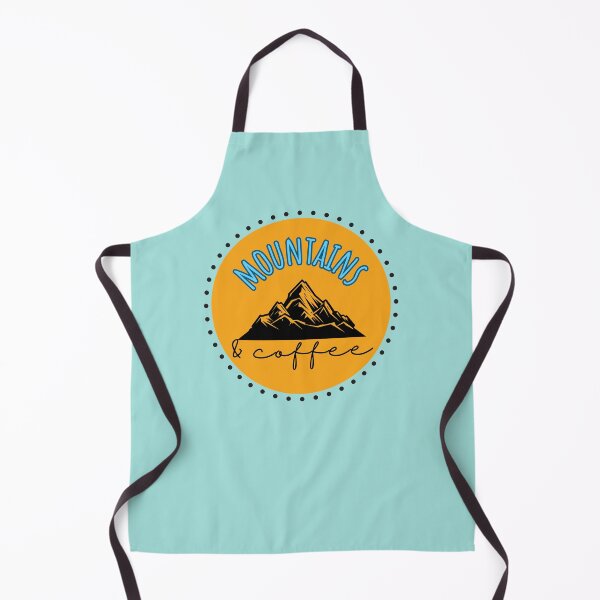 Item preview, Coffee And Mountains Badge designed and sold by slicksquid.