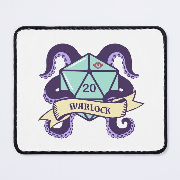 Item preview, DnD Warlock D20 designed and sold by sunburstrpg.