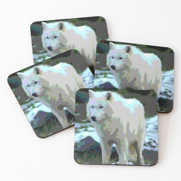 Item preview, White Arctic Wolf designed and sold by KingdomWildlife.