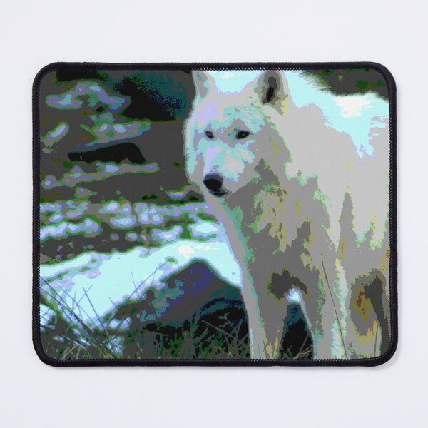 Item preview, White Arctic Wolf designed and sold by KingdomWildlife.