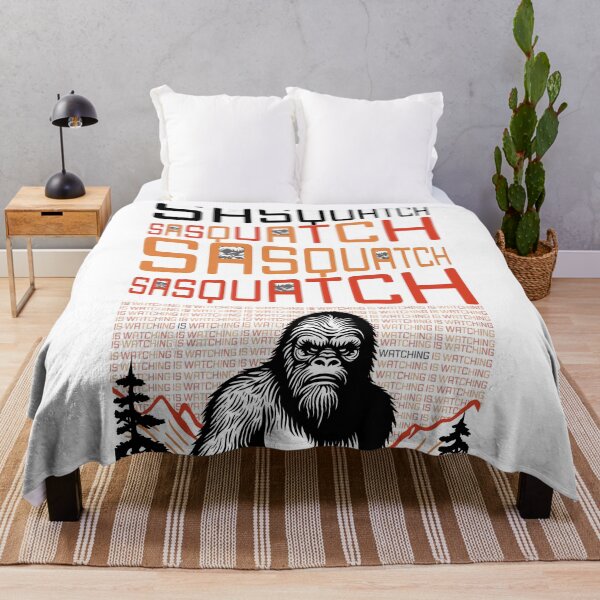Item preview, Sasquatch Is Watching Poster designed and sold by CortexCreations.