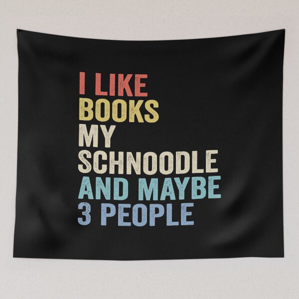 Item preview, Schnoodle Dog Owner - Cool Books And Schnoodle Dad Mom designed and sold by vzrnmichsudops.