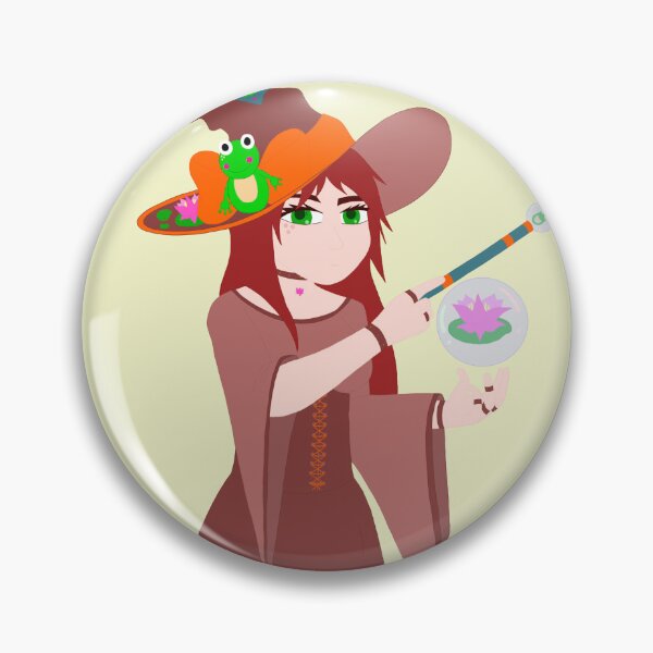 Item preview, Water Lily Witch designed and sold by EviesArtStudio.