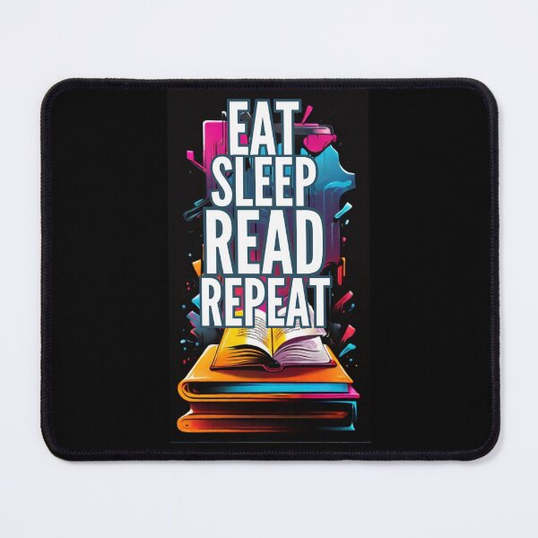 Item preview, Eat, sleep, read repeat designed and sold by TeenVibe-Shop.