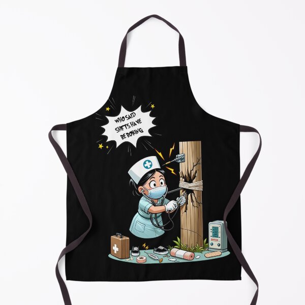 Item preview, WHO SAID SHIFTS HAVE BE BORING? designed and sold by ArtFeverShop.