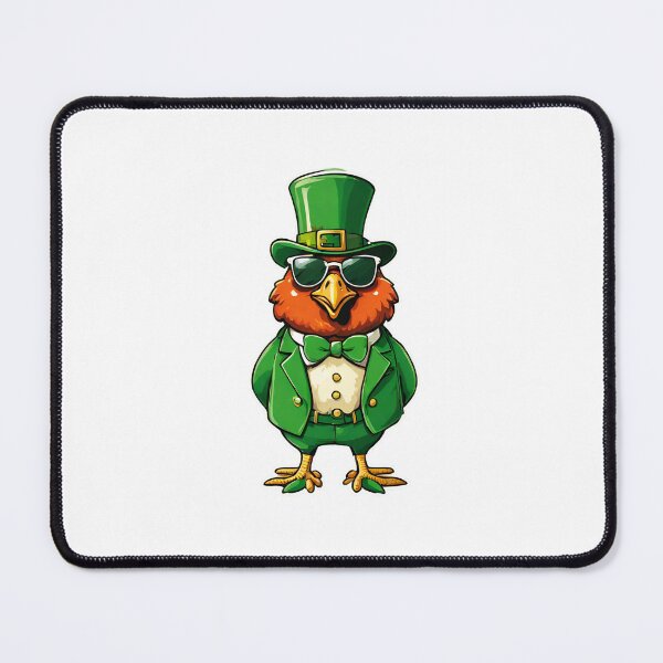 Item preview, St. Patrick's Day Leprechaun Chicken Classic designed and sold by Majestic Paws.