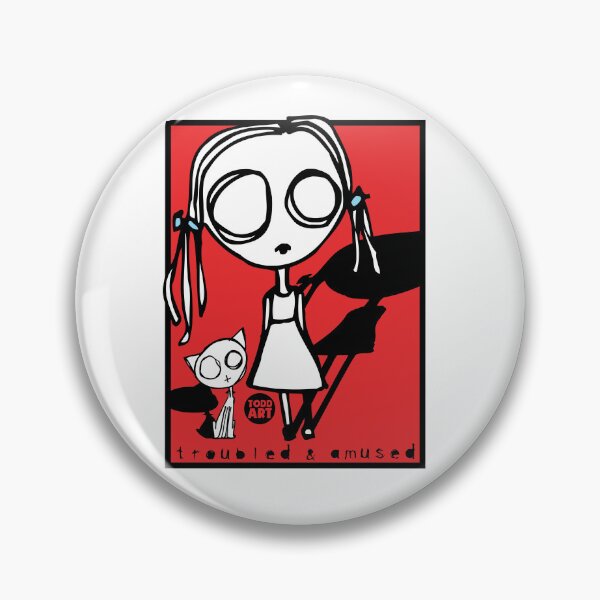 Item preview, EVE L - TROUBLED AND AMUSED designed and sold by TODD GOLDMAN.