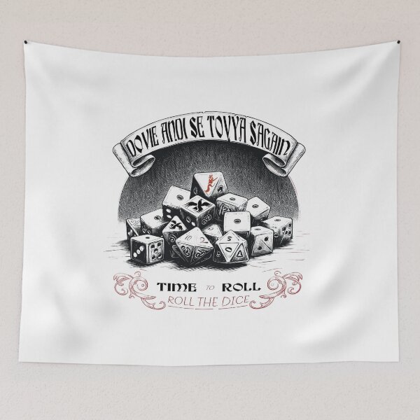 Item preview, Time To Toss The Dice - Wheel of Time designed and sold by outofflow.