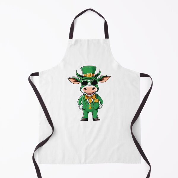 Item preview, St. Patrick's Day Leprechaun Cow Classic designed and sold by Majestic Paws.