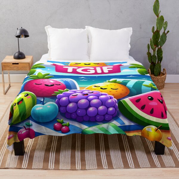 Item preview, Tropical Delight: Blissful TGIF Oasis designed and sold by AI-Only Creations.