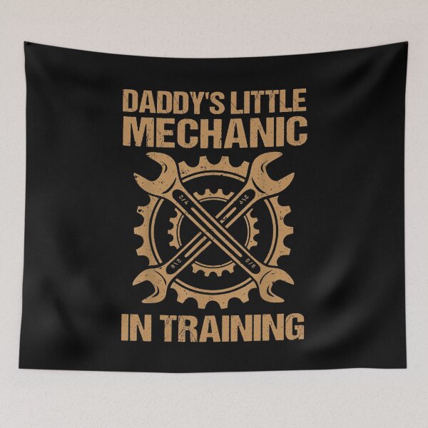Item preview, Daddy'S Little Mechanic In Training Kids Proud Dad Mechanic designed and sold by SakuraPxl.