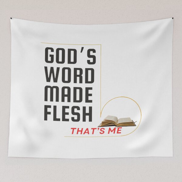 Item preview, GOD'S WORD MADE FLESH designed and sold by ZOOP ART.