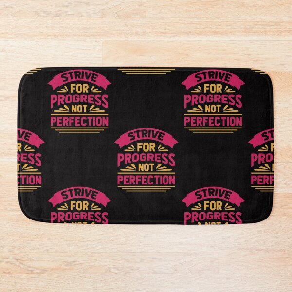 Item preview, Strive for progress not perfection. designed and sold by swiftbinaries.