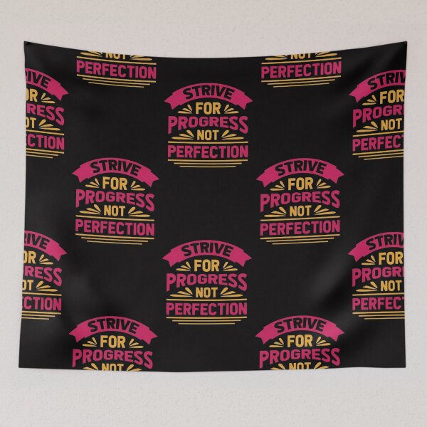 Item preview, Strive for progress not perfection. designed and sold by swiftbinaries.