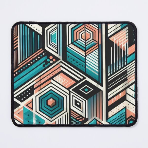 Item preview, Abstract geometric patterns-triangles, rhombuses and trapezoid, Man Woman, Abstract art. designed and sold by 2012DreamVision.
