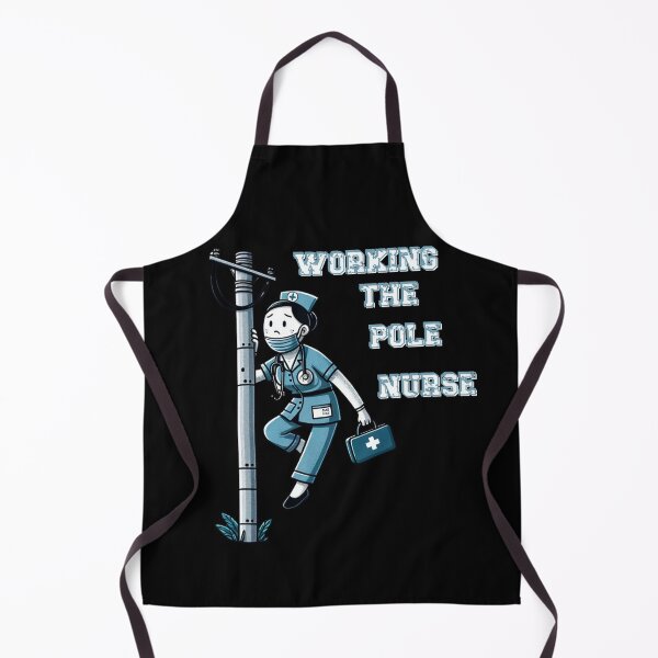 Item preview, working the pole nurse designed and sold by ArtFeverShop.