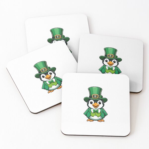 Item preview, St. Patrick's Day Leprechaun Penguin Classic designed and sold by Majestic Paws.