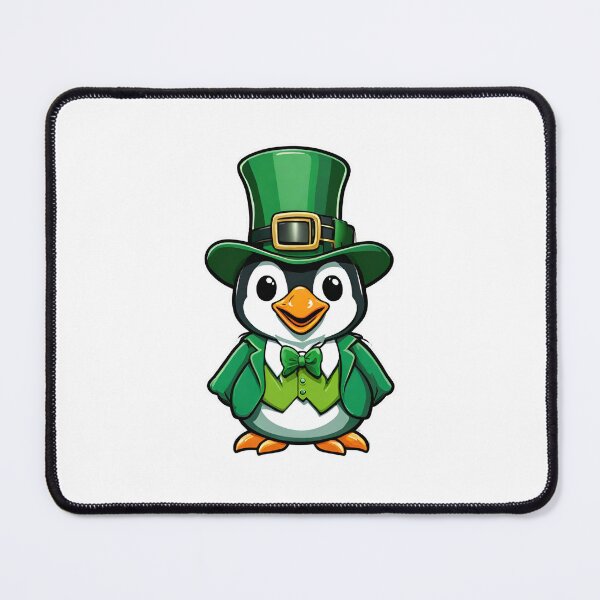 Item preview, St. Patrick's Day Leprechaun Penguin Classic designed and sold by Majestic Paws.