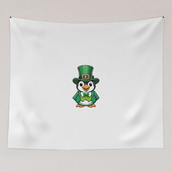 Item preview, St. Patrick's Day Leprechaun Penguin Classic designed and sold by Majestic Paws.