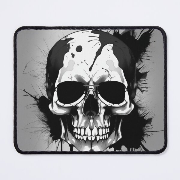 Item preview, Black ink skull cover designed and sold by Venubis.